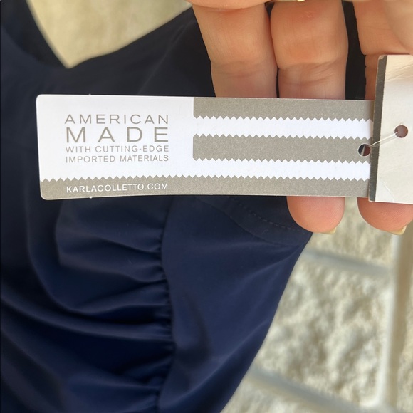 Karla  Colletto Women's Basics Square Neck Underwire One Piece - Picture 6 of 11